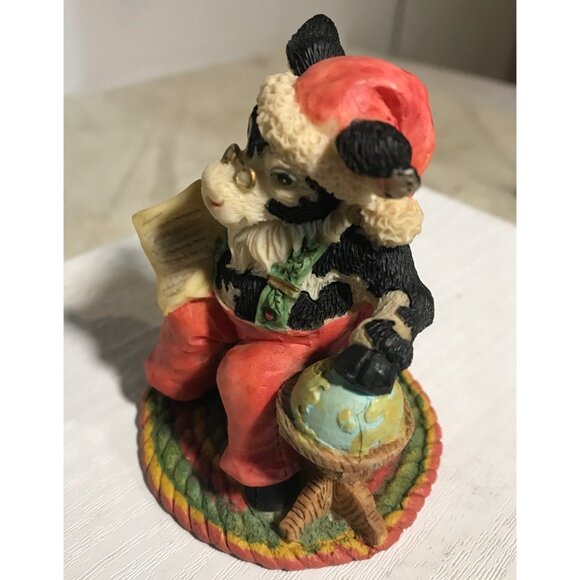 Ganz Cowtown Figurine Saint Nicowlas 1993 Figurine Handcrafted 2.75" - Picture 3 of 8